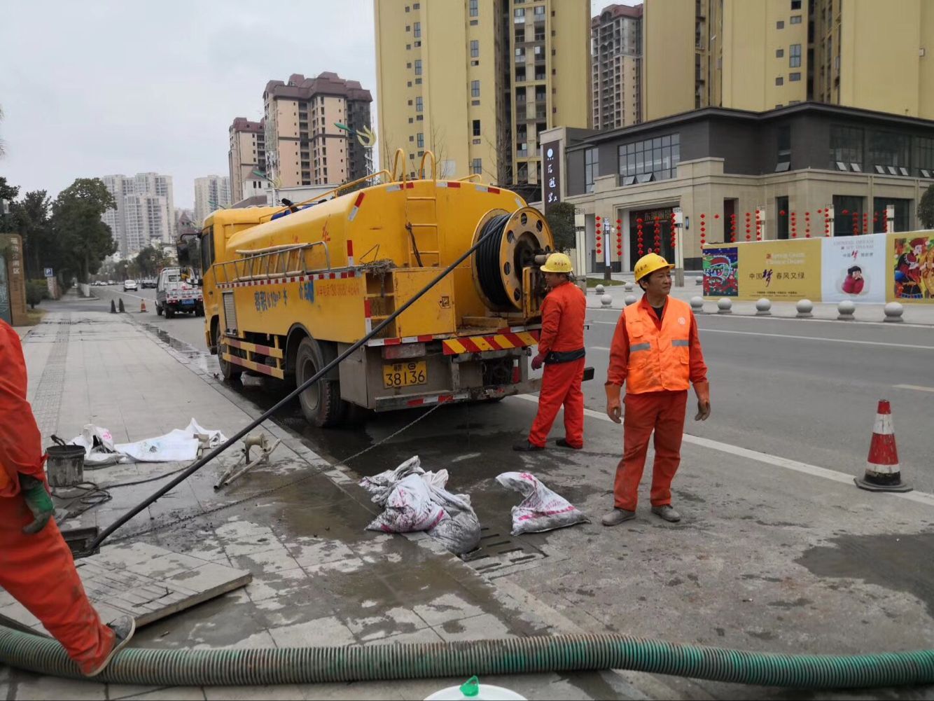 新北排污管道清淤-管道清洗